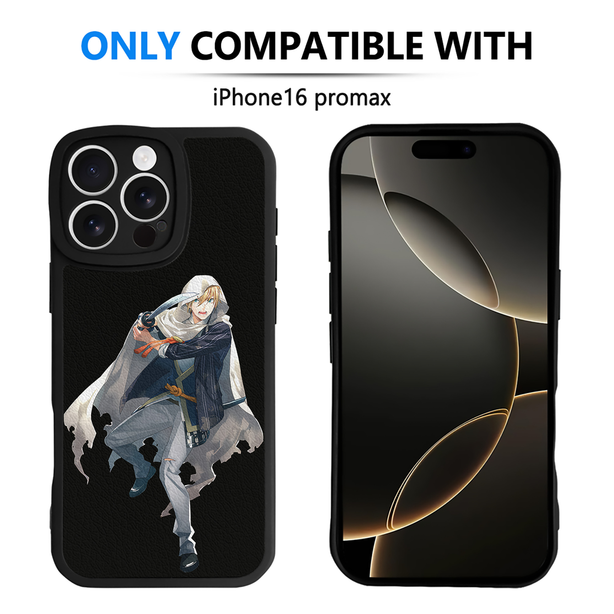 （画像用） 刀剣乱舞 Touken Ranbu 【iPhone 16シリーズ対応】シリコンスマホケース（レザー調） 材質：シリコン